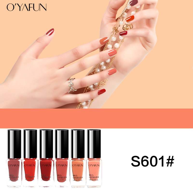 Six sets of Nail Polish S601#