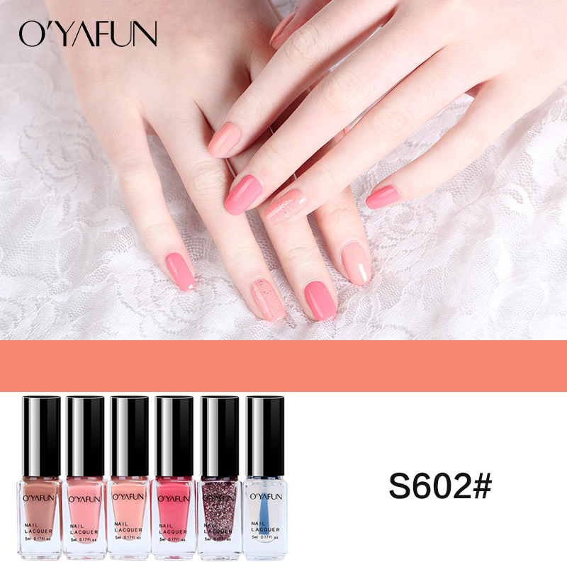 Six sets of Nail Polish S602#