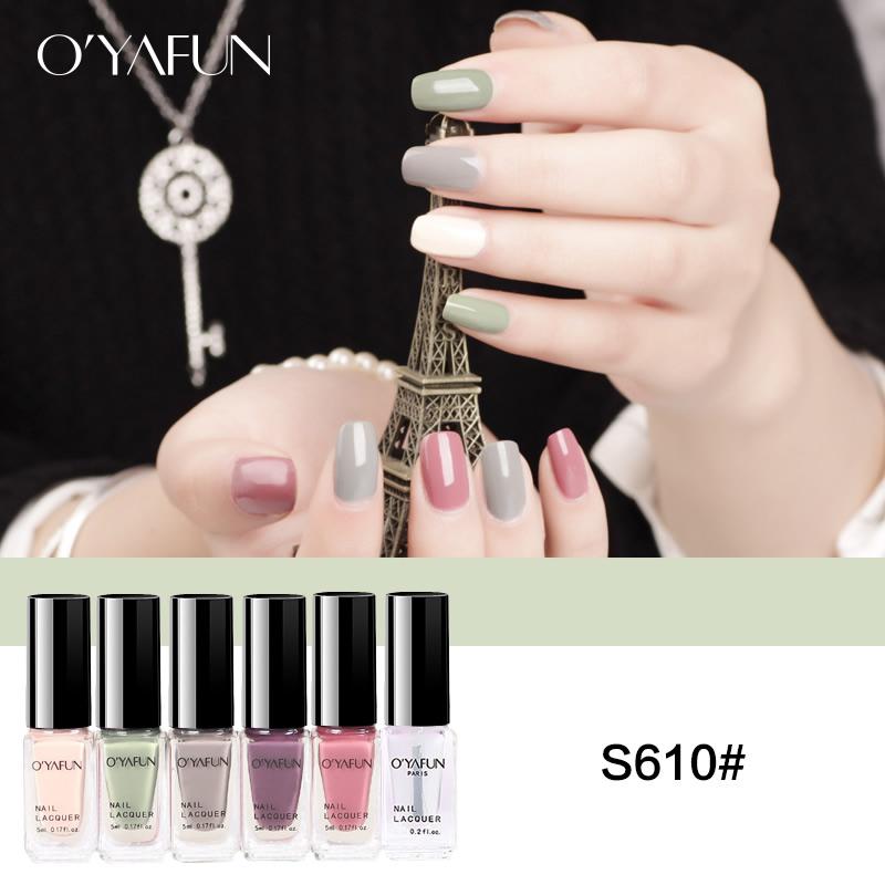 Six sets of Nail Polish S610#